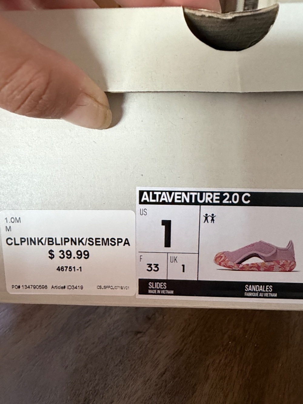 Girls Adidas Watershoes - Picture 6 of 6